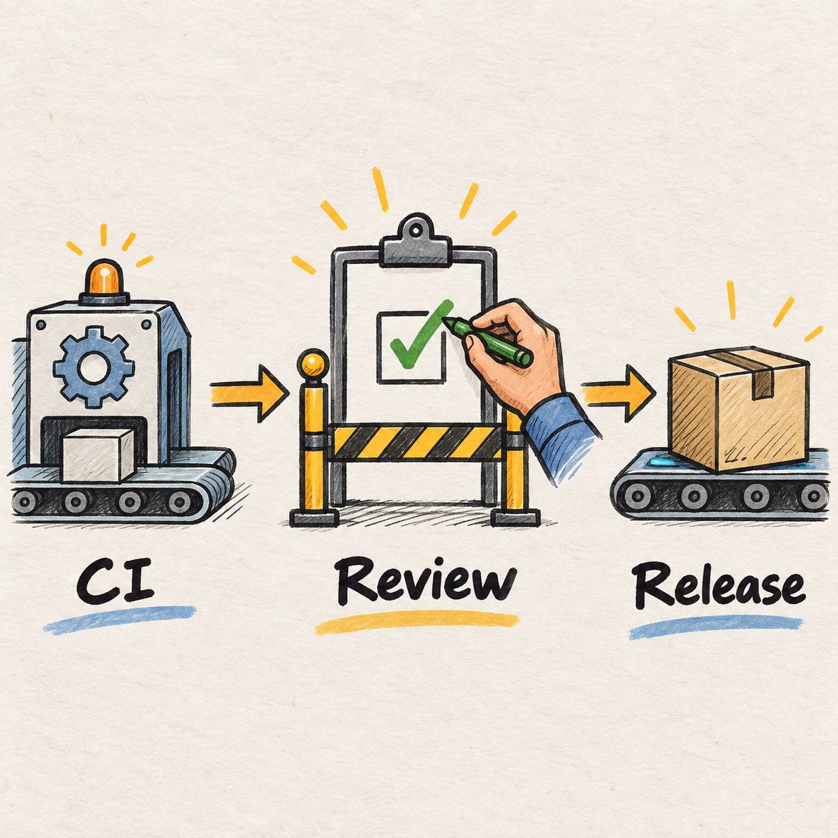 surangasw97's tweet photo. Would you stage npm releases for human approval? https://t.co/Y13F3lTBI6