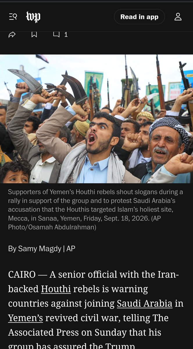 abduraboyahooco's tweet photo. هذه الصور تتصدر اليوم صفحات كبرى الصحف العالمية.

لقد نجحت جماعة الحوثي في خلق صورة كريهة عن اليمن، وفي ترسيخ انطباع زائف بأن الشعب اليمني غارق في التخلف، وأنه مجتمع غير قابل للتعايش.

وهذا غير صحيح.

هذه الصور الكريهة لا تمثل اليمنيين، بل تمثل جماعة متخلفة وغوغائية فرضت صورتها على بلد كامل.

وجه اليمن الحقيقي مشرق؛ وهيبته في عظمة أخلاق شعبه، وعمق حضارته، وسعة مداركه، شأنه شأن شعوب الدول والمجتمعات المحترمة.

#عبدربه_السقاف_الطهيفي
