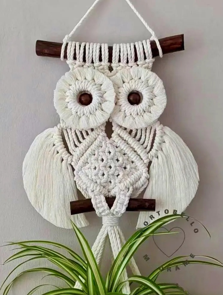 sitinadyawati1's tweet photo. Just finished my first DIY macramé wall hanging—added hand-dyed cotton cords for that soft, personalized touch! Nothing beats turning a plain space into something I made from scratch https://t.co/nusrXvCoQ8