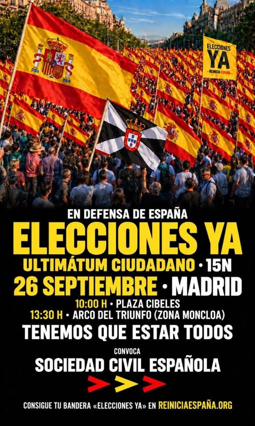 MaykaSpain48's tweet photo. LAS REDES QUEMAN, EXIGIENDO ELECCIONES ANTICIPADAS.
EL BIPARTITO, SOLO JUEGA A NO PERDER SU MANDO DE LOS 48 AÑOS. PPSOE, LA DESGRACIA MAYOR CONOCIDA, DISPONIENDO DE NUESTRO DINERO PARA SUS FINES !!!!! https://t.co/hEW8mrp0JA