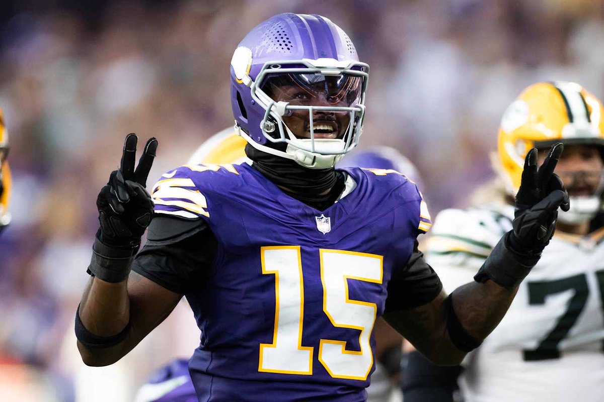 vikingzfanpage's tweet photo. #Vikings edge rusher Dallas Turner today:

• 9 QB Pressures
• 2 Sacks
• 5 Total Tackles https://t.co/ml8FoBR8G3