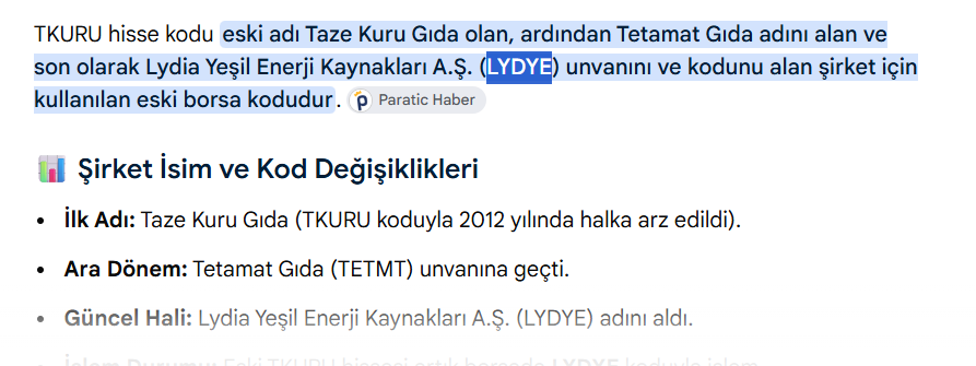 darkcastle22's tweet photo. OHAAAAA
#TKURU #LYDYE 
2020'de 7TL'den 1000TL'ye gidip sonrasında 170TL'ye düşüp milleti batıran #TKURU ismini #LYDYE olarak değiştirmiş ve hisse fiyatını 20.000 TL'ye çıkardıktan sonra şu an 9.337TL'ye düşmüş Bu şirketin #UFUK hissesinde hissesi var 
#UFUK un piyasa değeri 47 Milyar TL 
Ufukun 3 Milyar TL Gayrimenkulu var görünüyor sadece Başka hiçbişeyi yok 
Ama PD'si 47 Milyar TL 
VE dolaylı olarak da #LYDYE nin elindeki ufuk hisseleri sebebiyle lydyenin 8 milyar tl finansal yatırımı var görünüyor Araştırın bu olayı