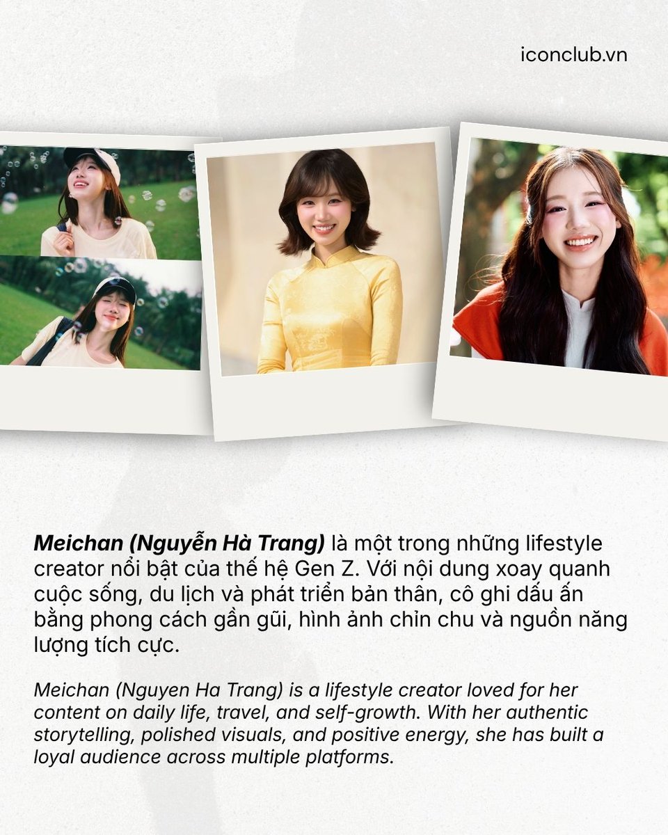 __5jjl's tweet photo. Some creators inspire a Follow not by being perfect, but by constantly growing. Through study, lifestyle, travel, and self-growth content, Meichan has built a loyal community with authenticity and positive energy. What keeps her inspiring after https://t.co/ejKvhGYNNJ