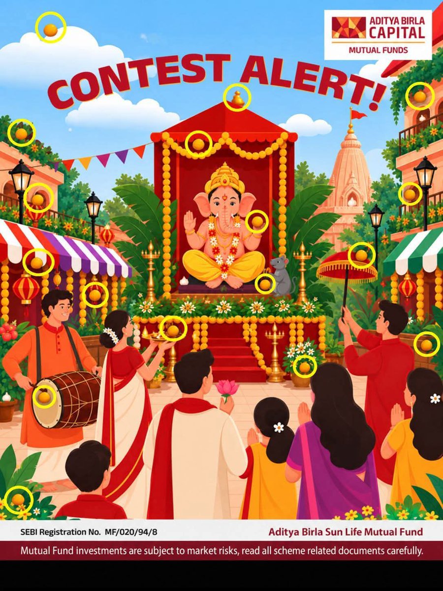 cmashalsol's tweet photo. @abslmf Spotted 18 Modaks
#ModakHunt #GaneshUtsav
#ContestAlert #ABSLMF
@abslmf
@m_vijayashri @RajeshHegdeBlr @gurdeepradio @godsowntalk @Ramprasad43 https://t.co/cQrFDXKccA