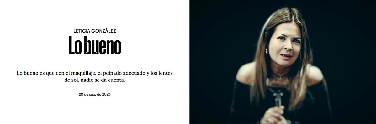 SoledadDurazo's tweet photo. "Lo bueno es que el golpe no iba para mí. Iba al asiento, al volante, a la pared, al cristal", escribe Leticia González Montes de Oca para @Opinion_51: https://t.co/YS1ewPm2nv https://t.co/7o0eU1d38L