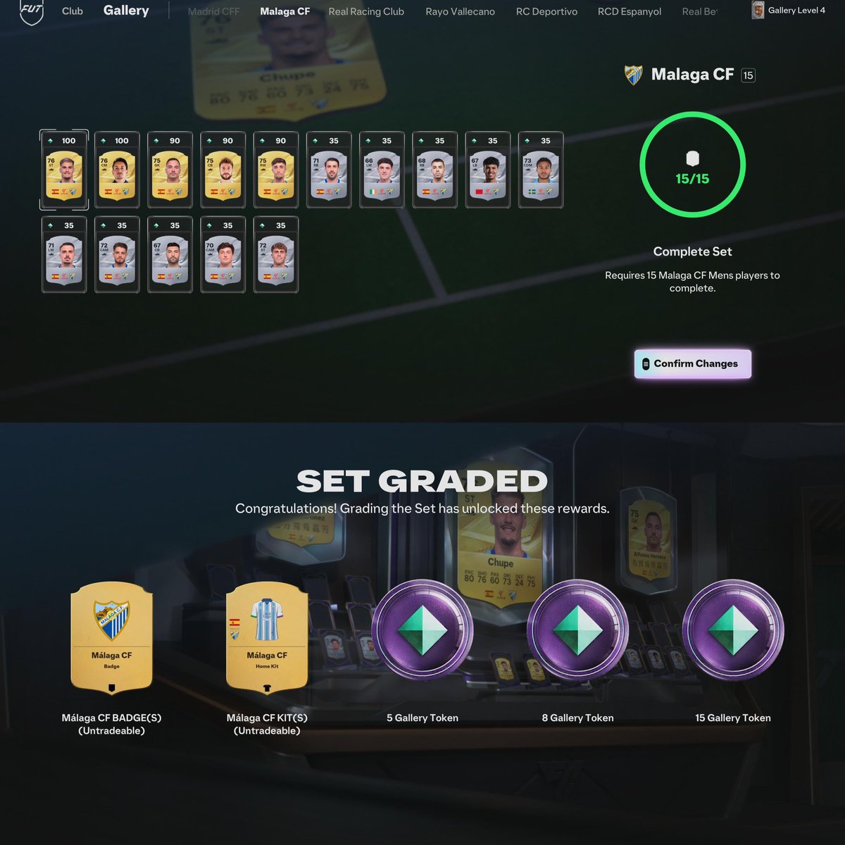 FUT_Z5's tweet photo. خلصت مهمة نادي ملقا في دقايق 👏👏👏

💸 شريت 15 لاعب من ناديهم بـ 40 الف كوينز 
✅ حطيتهم في الجاليري واخذت 28 توكن
👋 رجعت بعتهم بسرعه 

⚠️ اللي مو عارف كيف يوصل لهم تروح للجاليري ⬅️ الدوري الاسباني ⬅️ نادي ملقا https://t.co/Z5OGBPU0yV