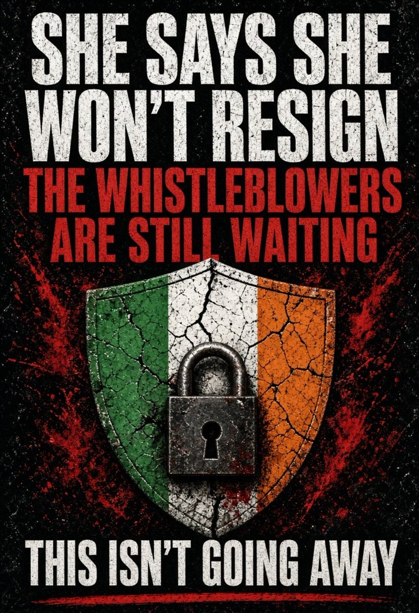 pat78297373's tweet photo. She says she won’t resign.
The whistleblowers are still waiting for justice.
The RTÉ programme is still buried.
This isn’t going away, Helen.
#McEnteeMustResign #EndCorruption #Whistleblowers https://t.co/FlDQSibZJJ
