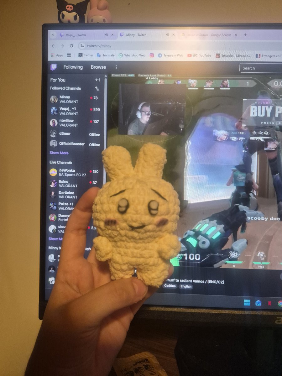 its_mar31's tweet photo. usagi starxo watching minny stream https://t.co/eQNQdQLxdS