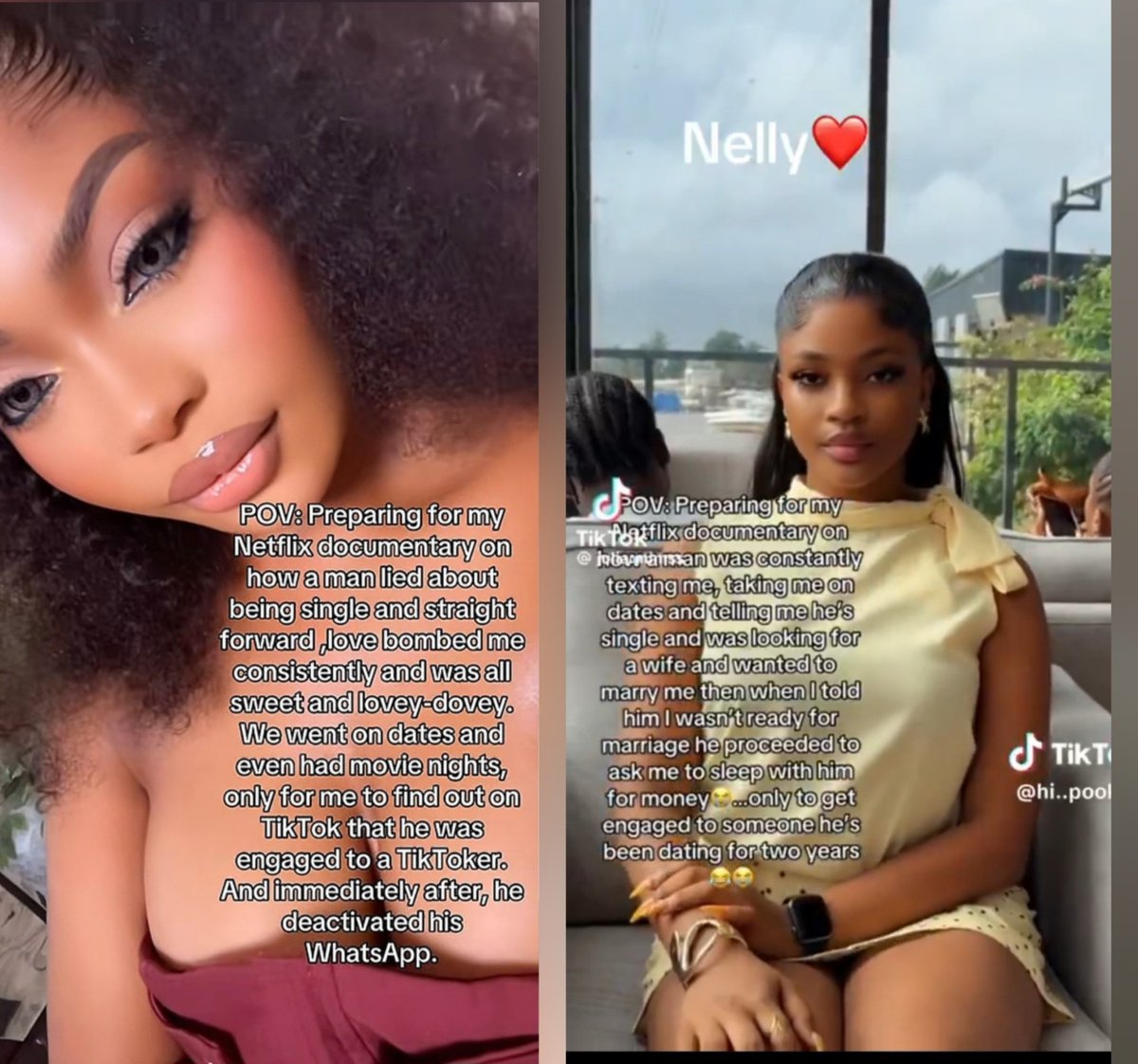 guzu_p's tweet photo. The story about Audrey Cyril and Mr Presh and how multiple women are coming out exposing Mr Presh for dating them while he was with another woman should just tell you how ruthless women are.

Imagine men who married non virgins, men who once fucked them come out on social media to tell the world that he once fucked her and she once committed abortion for him, women will call him in immature and trying to ruin her marriage but a group of whores who chose to date a man because he was rich, after realizing he was about to get married and they were just bed to bed midfielders he used to pass away time and drain his balls, they're trying to sabotage his marriage. Since they can't have him, they want Audrey Cyril to leave him.

Knowing Nigerian women for the broke whores they are who'll intentionally sleep with married men for money, they're in the comment section criticizing him.

You're a non virgin who has been fucked by multiple men and committed countless abortions but you think you're in a position to call Presh out?

You're an adult who chose to fuck a man who was in a relationship while you were probably in a relationship as well. You weren’t raped. It was consensual. After the good times was over, rather than move on like every mature adult would, you decided to come on social media to tell the world about your relationship with him because you want to ruin his wedding?

If only more men could act like women by exposing married women who were married as non virgins by telling the world how he fucked her so women can see how childish they are, they'll never understand how stupid their actions are.

I need more men to be as ruthless as women.