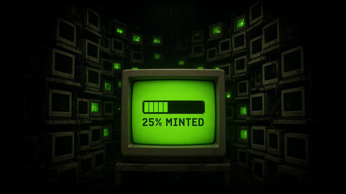 terminal404_rh's tweet photo. 25% MINT OUT 🖥️

https://t.co/AZVChVLvnO https://t.co/PemrEY3yq2