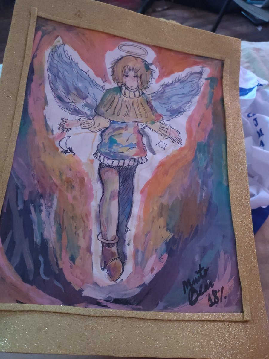 _ch4ezyyyy's tweet photo. MI PROYECTO ESCOLR DE ARTES FUE HACE 2 AÑOS Y DE 30% LE PUSIERON 18%
yo se q esta feo, pero en ese tiempo no tenía ni una puta idea de la teoría del color :( https://t.co/2RYFHlOLAp