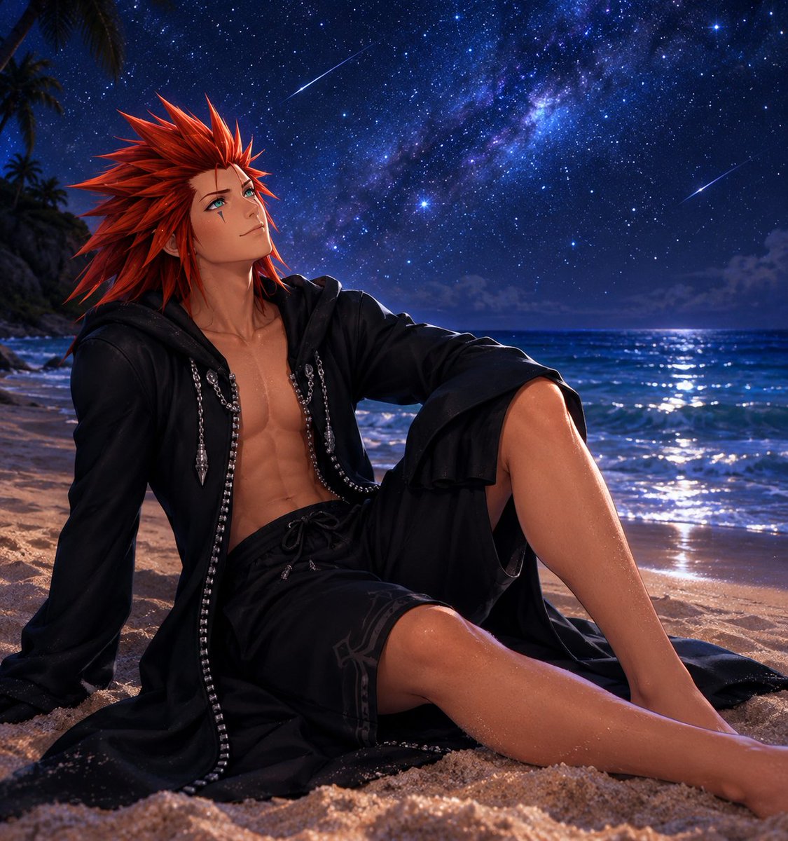 Patri_MV13's tweet photo. Axel - Summer edition - cielo estrellado
#axel #kingdomhearts #lea https://t.co/oHimPuhcyB