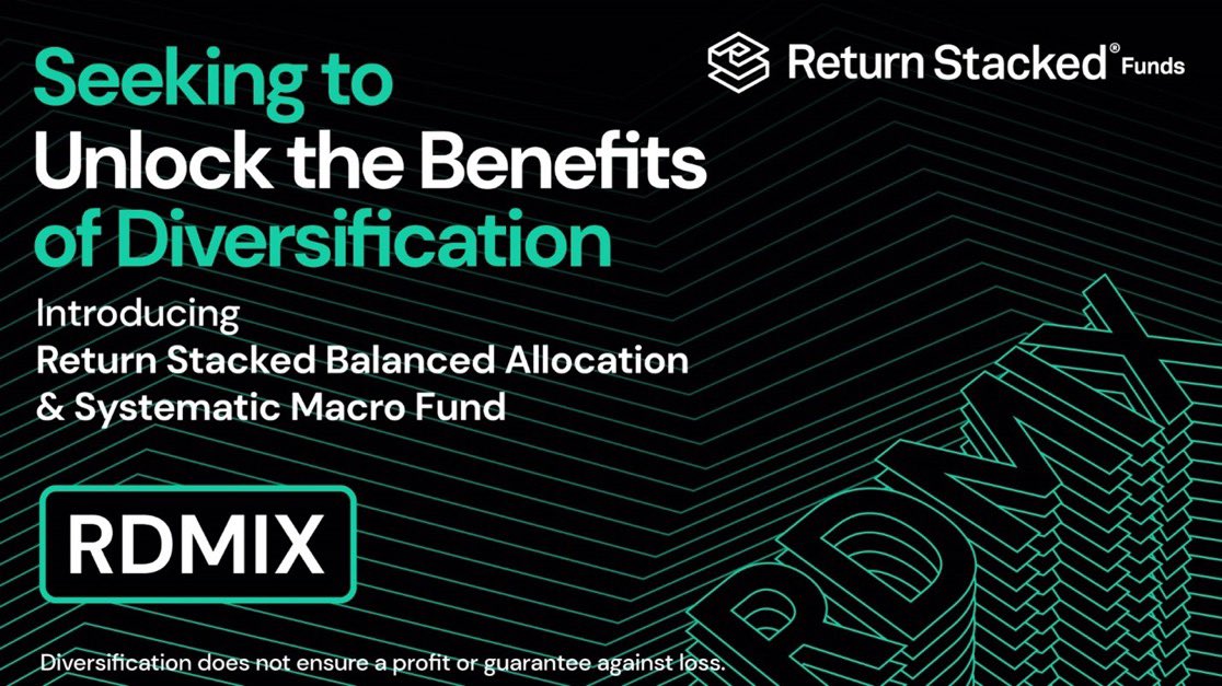 RodGordlloP's tweet photo. The Return Stacked® Balanced Allocation &amp; Systematic Macro Fund - RDMIX

The fund seeks to achieve its investment objective by providing $1 of a U.S. balanced allocation strategy and $1 of a systematic macro strategy. 

Learn more at https://t.co/CgcotFzrIT https://t.co/ZK81a83tfY