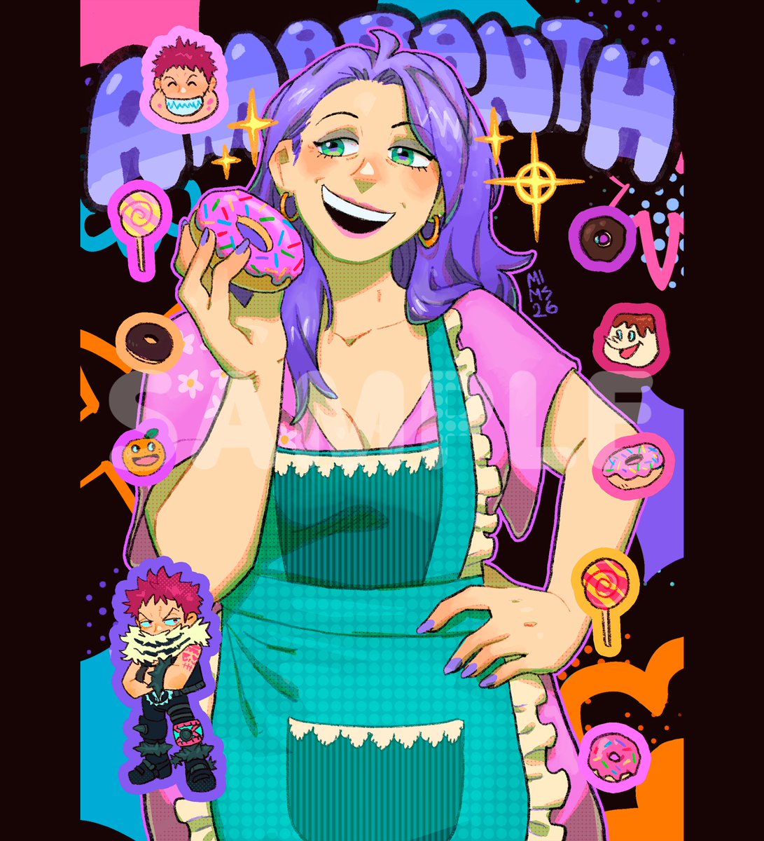 mimscosara's tweet photo. Charlotte Amaranth 🍪🧁🍩💜

[ OC Commission for @electricnachomama Thank you so much!! I loved drawing your character ⸜( ˶>ᴗ<˶)⸝♡ ]

Shares are appreciated 💖
.
.
.
#amaranth #katakuri #onepiece #oc #originalcharacter https://t.co/MEioJ1rPiA