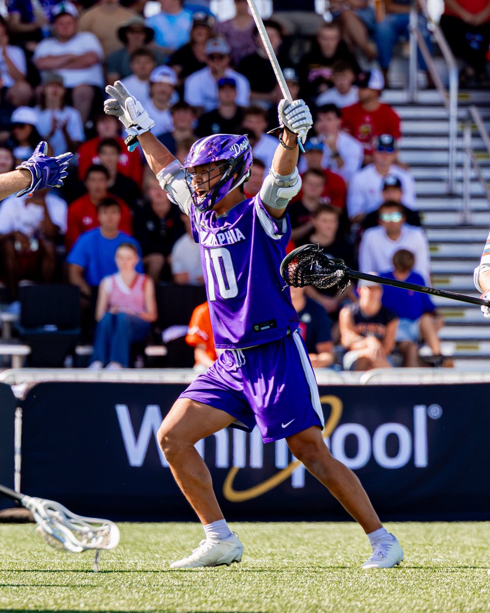NDlacrosse's tweet photo. Josh Yago is a PLL champion 😮‍💨

Congrats to the Irish alum and the rest of @PLLWaterdogs on winning the 2026 PLL Championship! 

#GoIrish https://t.co/v6yh4W3oxo