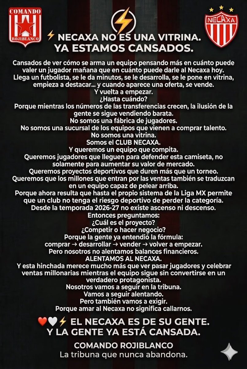 comando_necaxa's tweet photo. @ClubNecaxa https://t.co/s1MMNBRmvB
