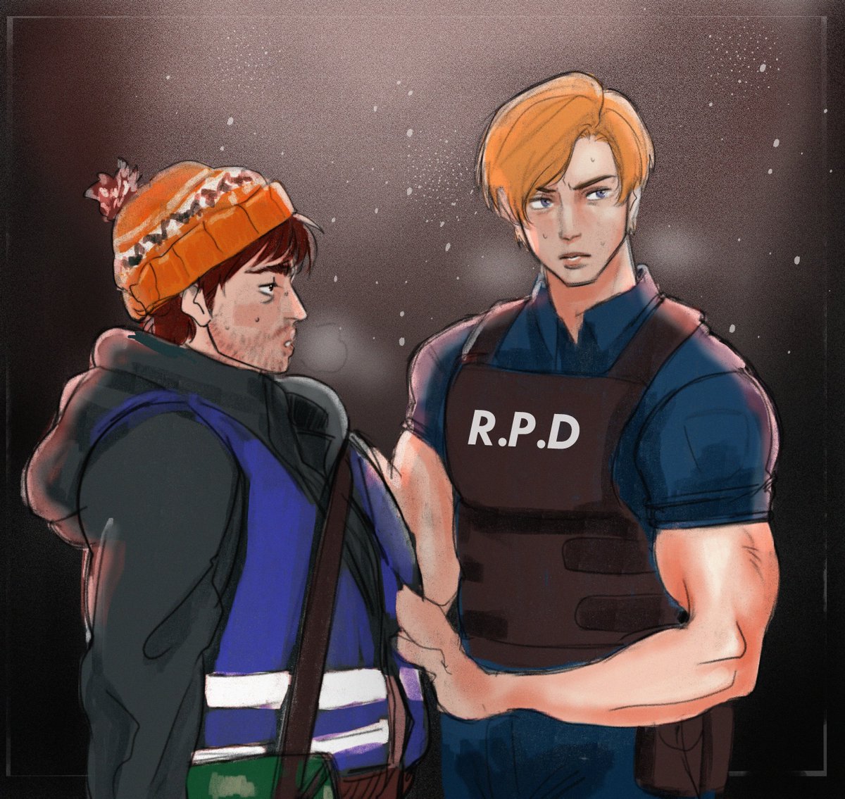 dessparity's tweet photo. "let's stick together"
#ResidentEvilㅤ #leonkennedy
#byranhodukavich (bryleon?) https://t.co/VrZKiWyluS