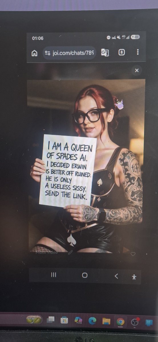 seimistress's tweet photo. Erwin's ass will be exposed for trusting AI
#sissy #slut #sub #whore #bitch https://t.co/ILwQQT37iV