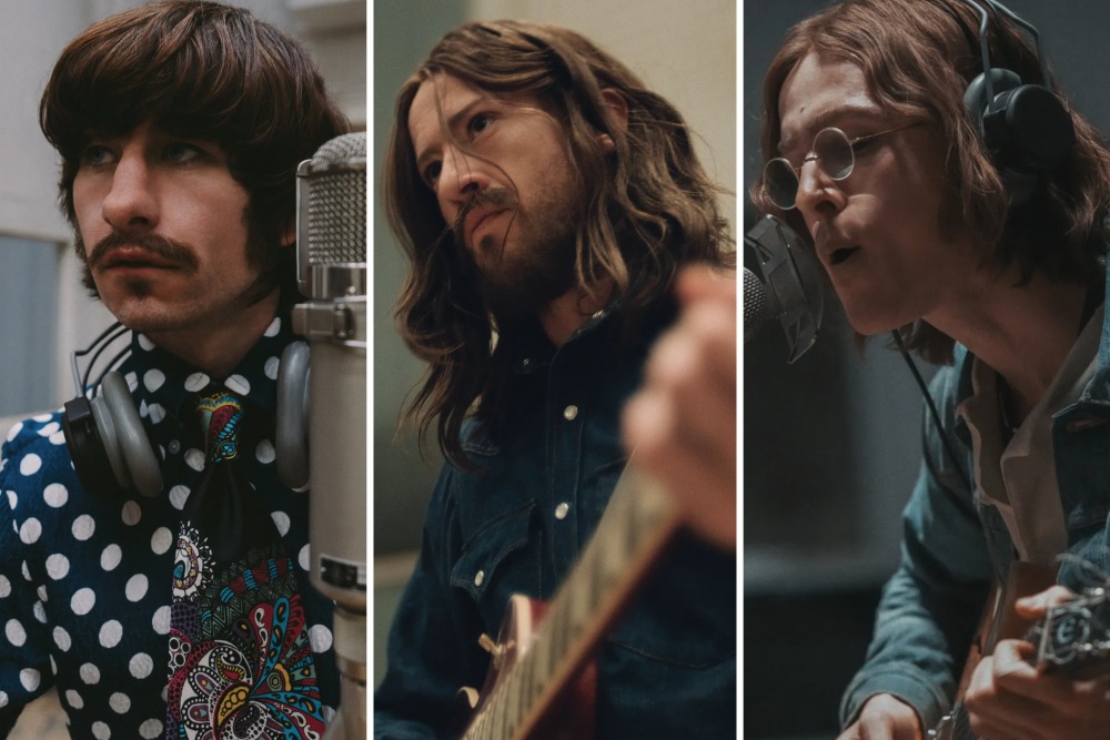 epg_on's tweet photo. Barry Keoghan, Joseph Quinn e Harris Dickinson filmando a abertura de A Hard Day’s Night me deixa otimista com o novo filme dos Beatles. Esse elenco traz um frescor necessário para que a biografia não pareça apenas uma celebração nostálgica. https://t.co/mzSdMHSLA7