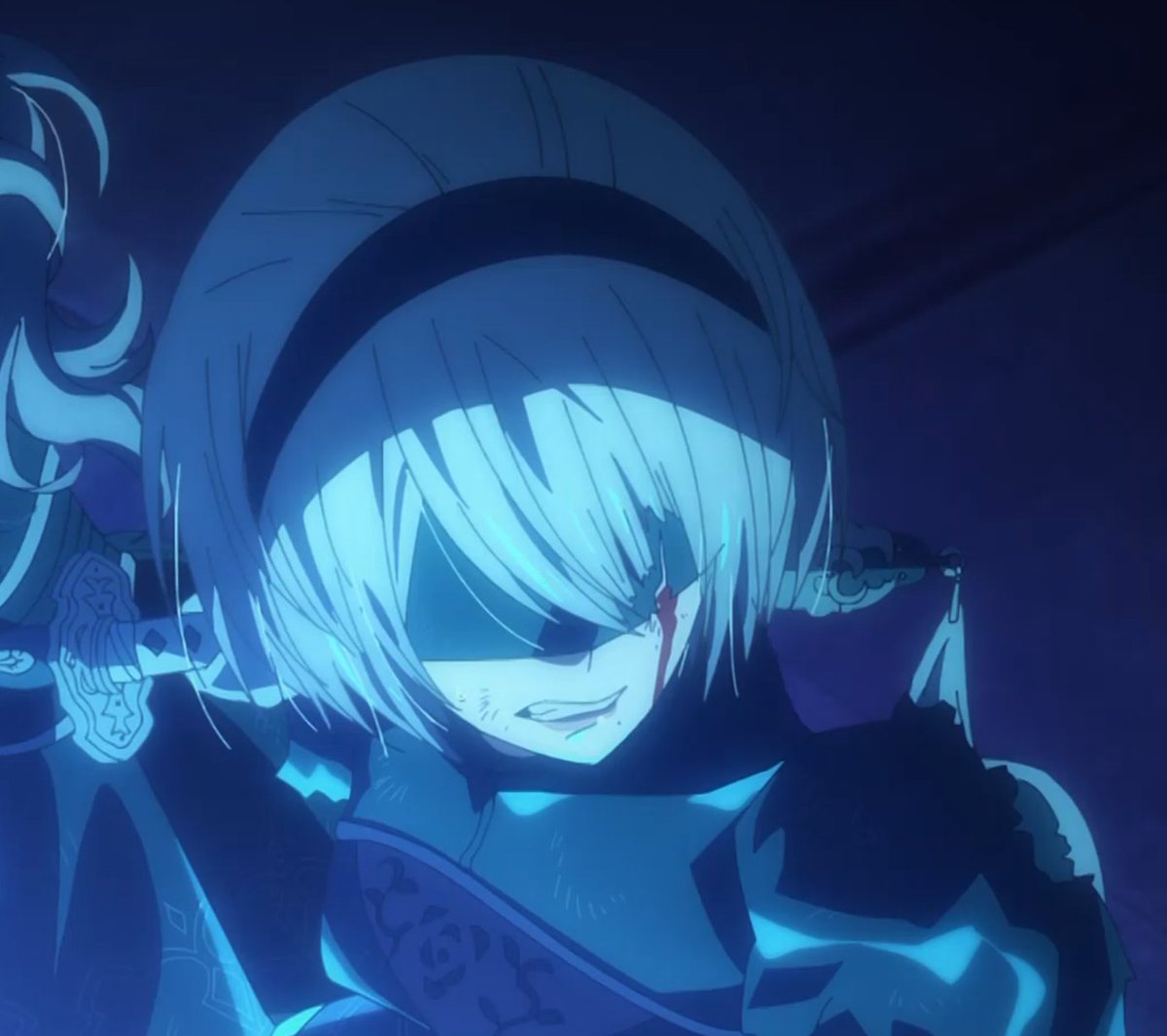TheUltimaLarper's tweet photo. 2b is so cute when shes' is angry! 😳 https://t.co/yu0KAyPASQ