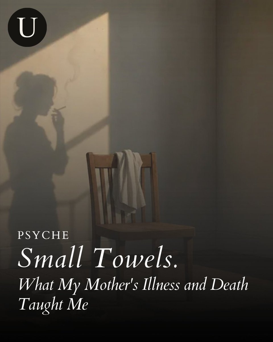 ThUniversalist's tweet photo. Small Towels. What My Mother's Illness and Death Taught Me

Read the full article on our website
🔗 https://t.co/KYUBH2oFem

#theuniversalist #psyche #grief #illness https://t.co/TYK2L3zSiU
