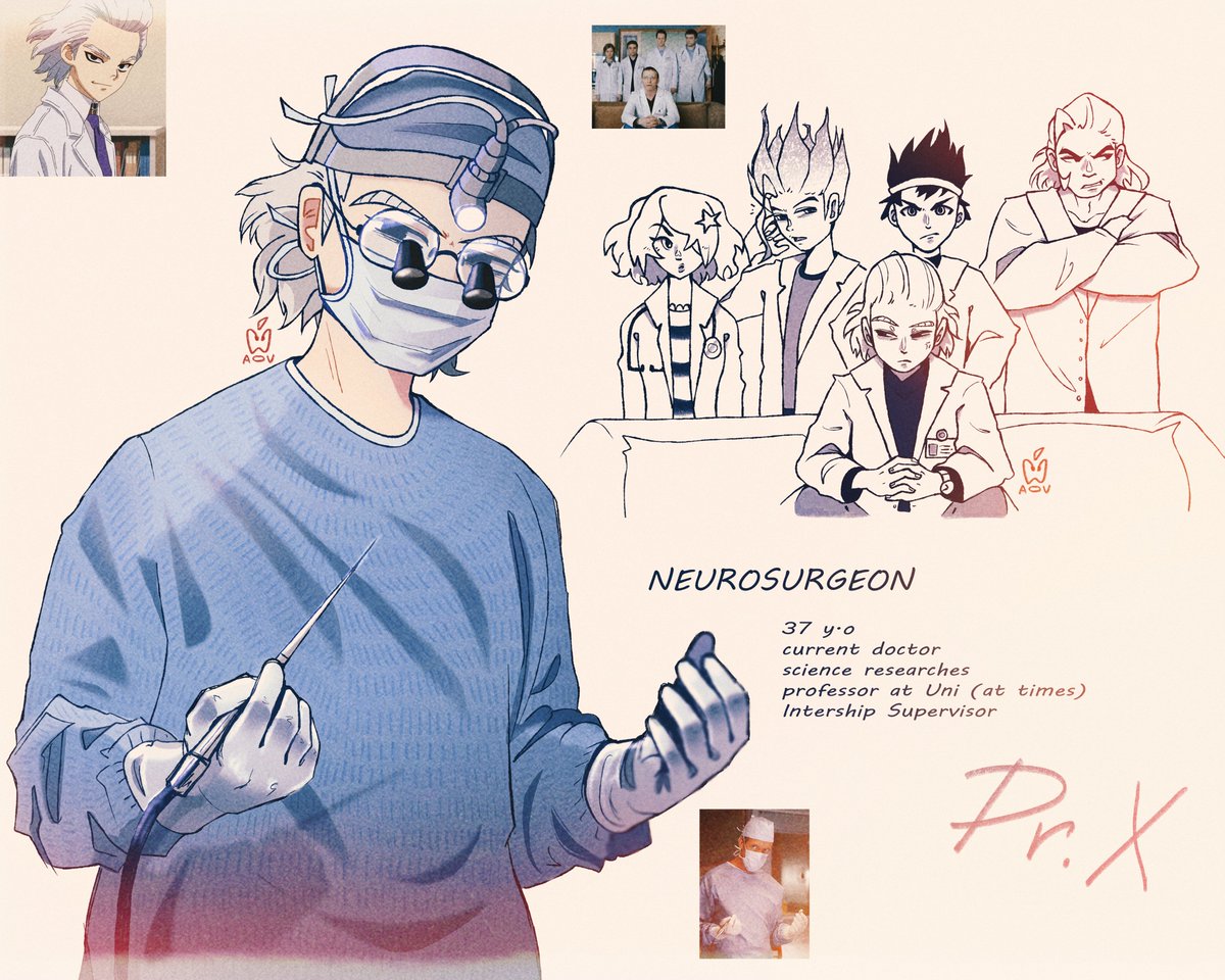 AppleOrVanillah's tweet photo. #DrSTONE
✖️ Hospital au #2 

Xeno as Senior neurosurgeon https://t.co/nSWQDMAWqH