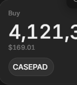 CasePadFun's tweet photo. Smacked a $169 $CASEPAD DEV buy into the chart.

Nice. 

More info every hour while we automate the dev wallet.

Burn these tokens or use them for platform rewards? 

What tech should we integrate next?

https://t.co/gXZEoZlcqO
0x03de80661ac0766ad1da66e024b9e4cc91af407a