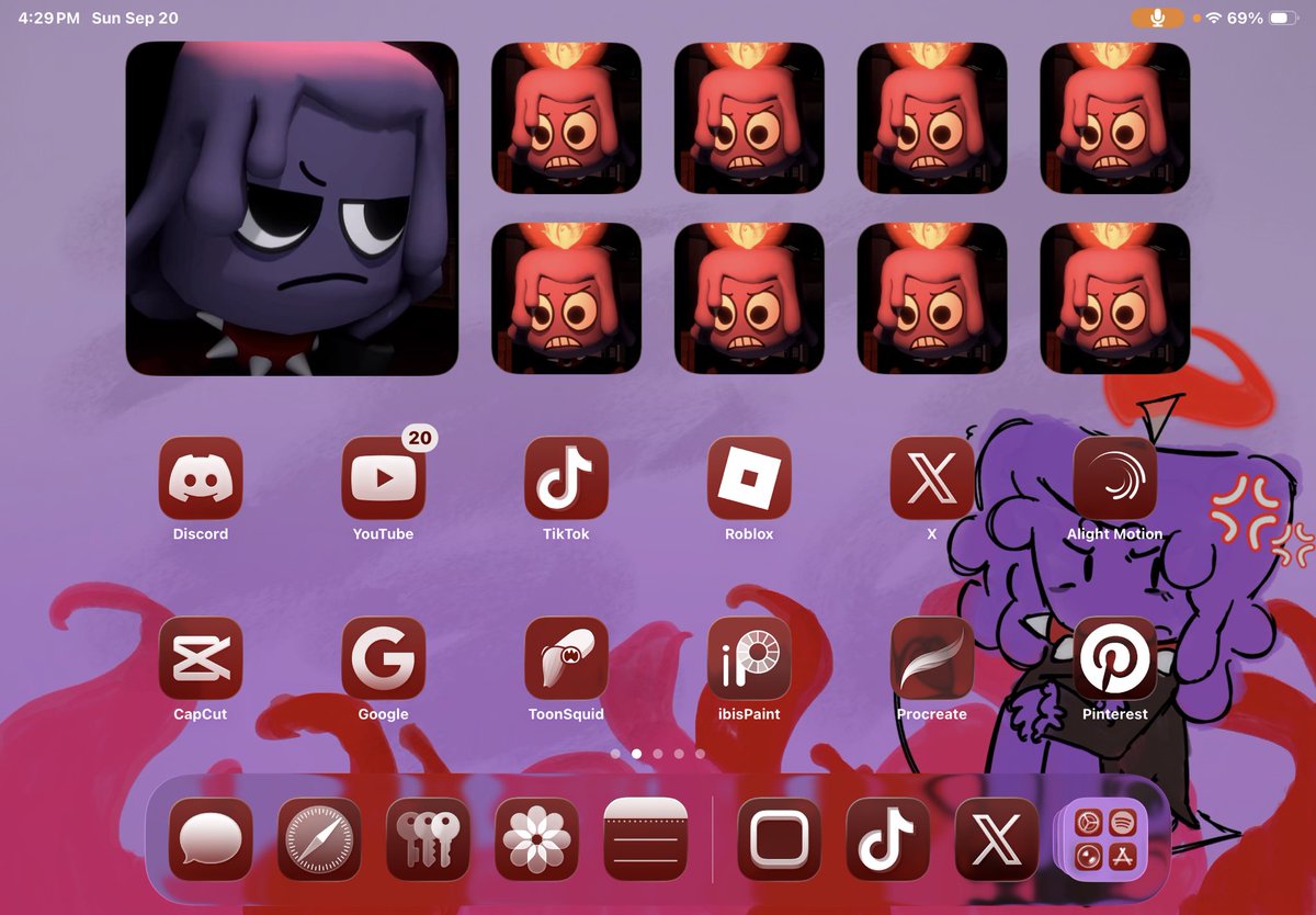 Berryfunnysolos's tweet photo. My homescreen is it good https://t.co/0OajKH8MtK