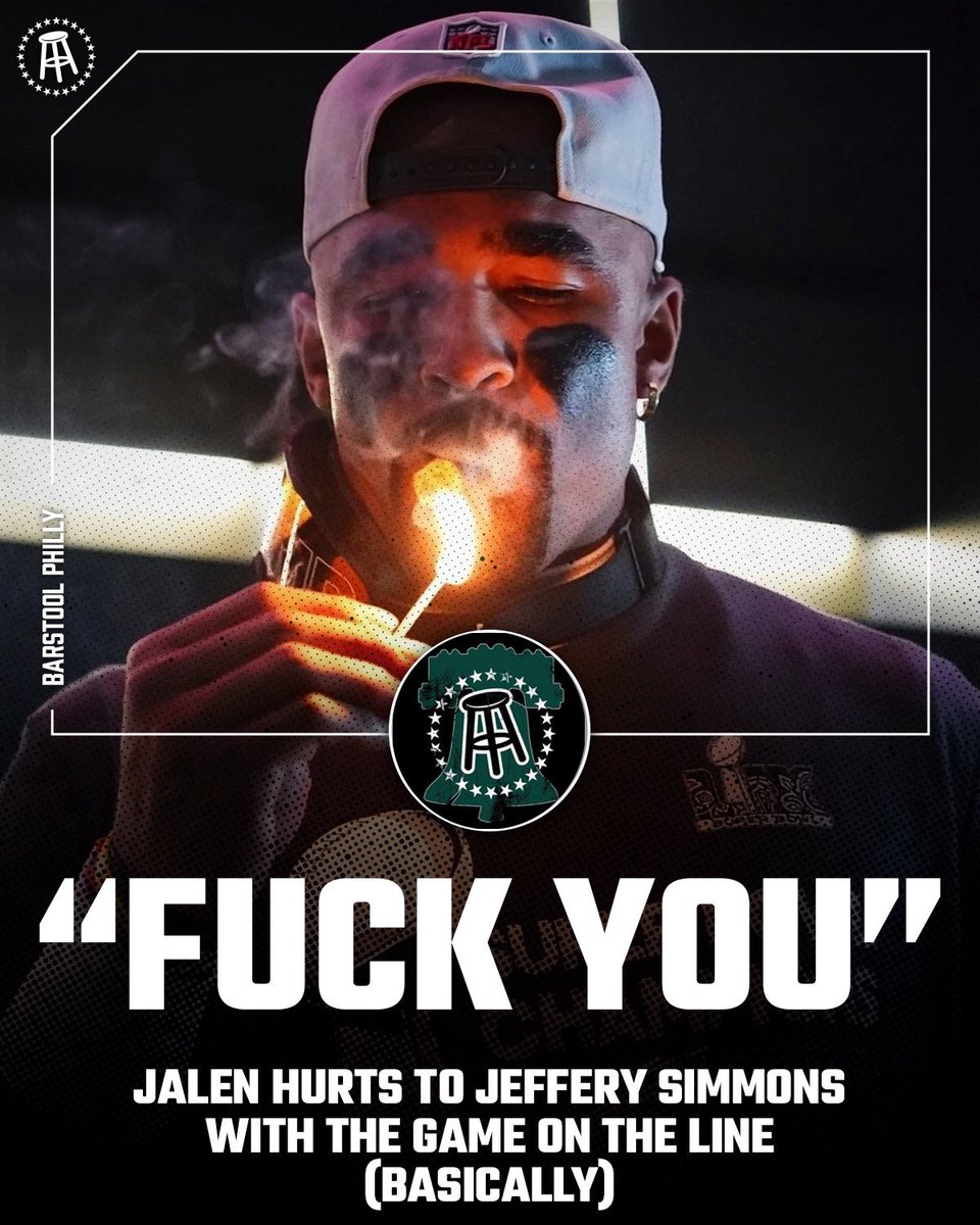 BarstoolPhilly's tweet photo. GO BIRDS 🦅 https://t.co/v7FKHWV1E8