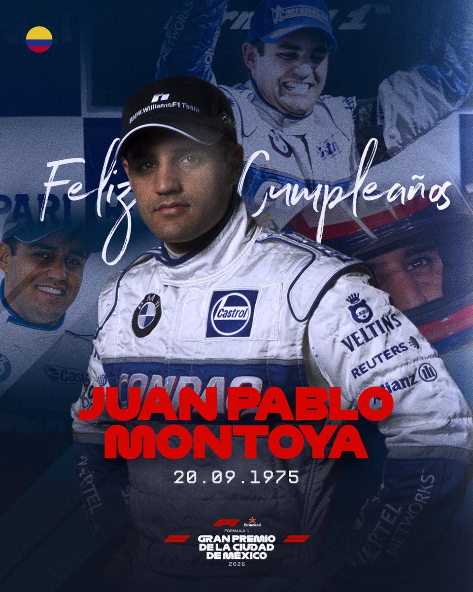 mexicogp's tweet photo. ¡Feliz cumpleaños, @jpmontoya! 🥳

Orgullo de Latinoamérica en el automovilismo mundial. 🇨🇴 https://t.co/UUMPUFP0XA