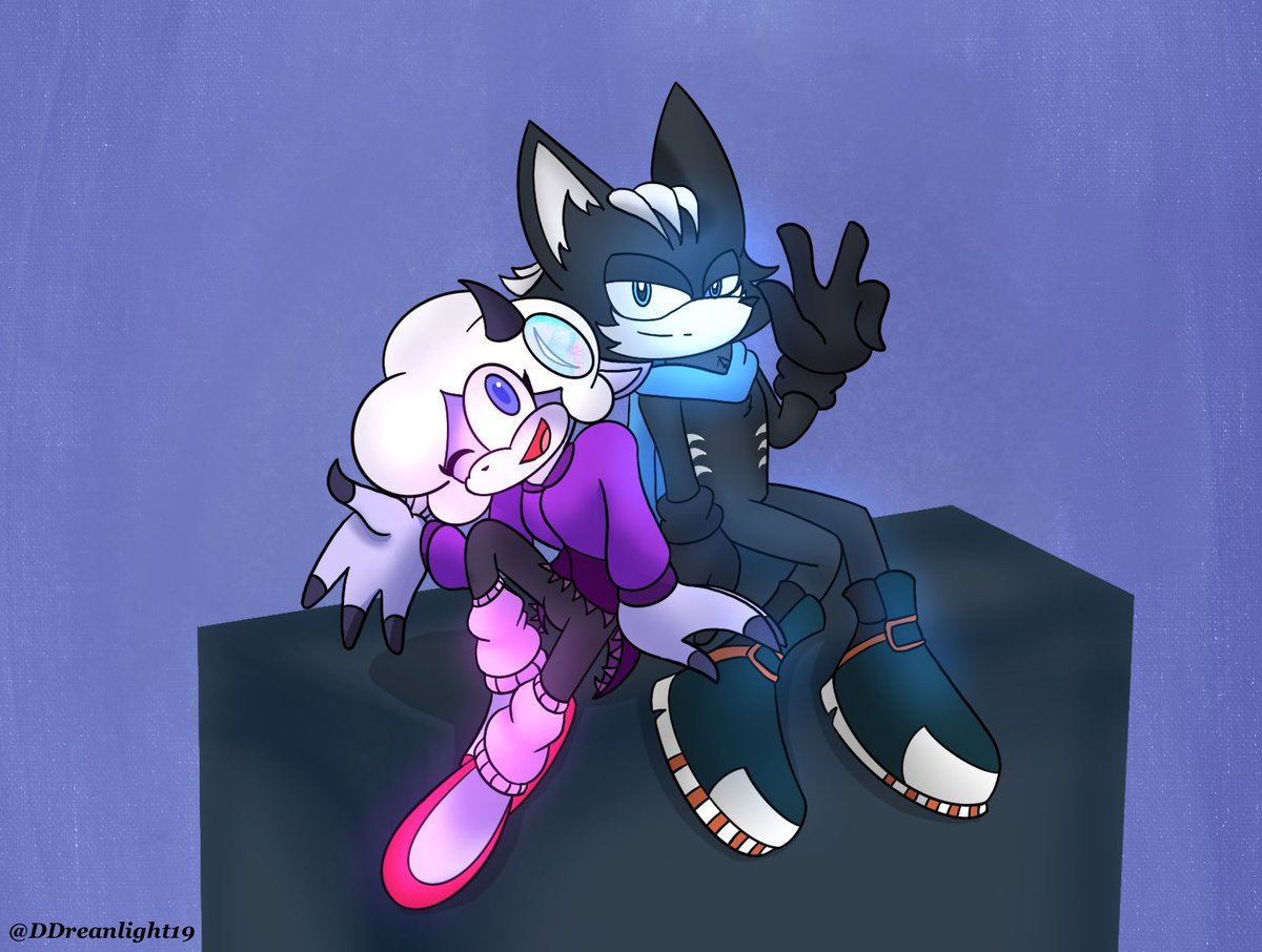 DDreamlight19's tweet photo. Dolly and her partner in crime🐐🐺 #Sonic #Sonicoc @Ventus765 https://t.co/d6kCIBPOwm