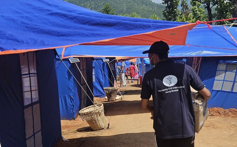HFI1995's tweet photo. HF volunteers have been serving in #Nepal to help families affected by the recent deadly #flooding on the border with Tibet https://t.co/H3PfdgrL2m