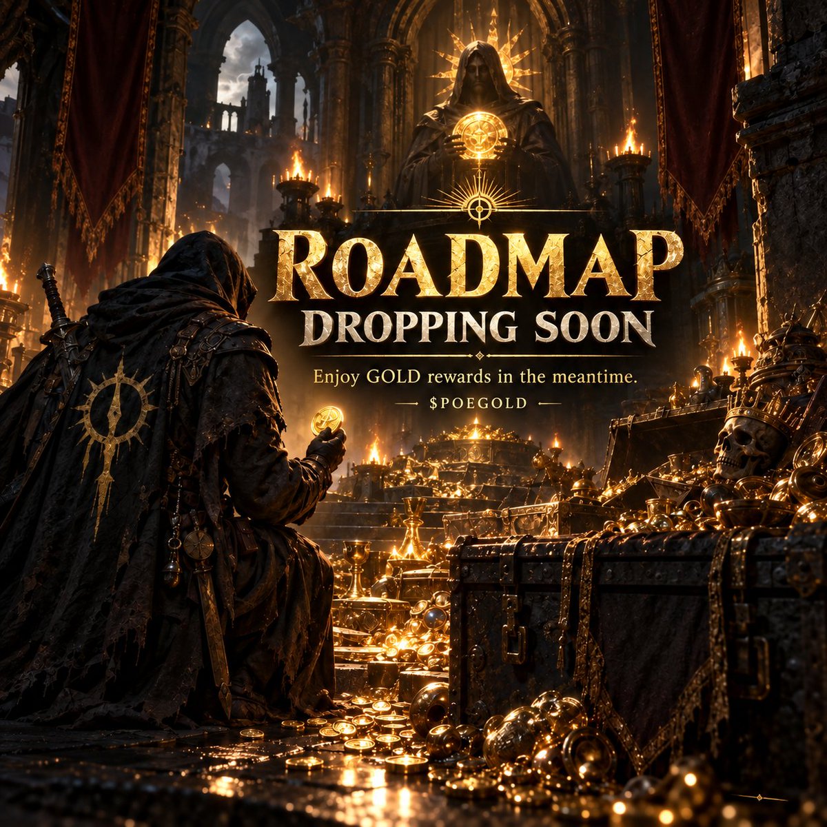 Pathofexile2026's tweet photo. Roadmap dropping soon. ⚔️🪙

We’ve been building quietly behind the scenes, and the next phase of $POEGOLD is coming together.

Until then, keep grinding, keep stacking, and enjoy the GOLD rewards.

The grind is only getting started. https://t.co/Il4MvF3ON6