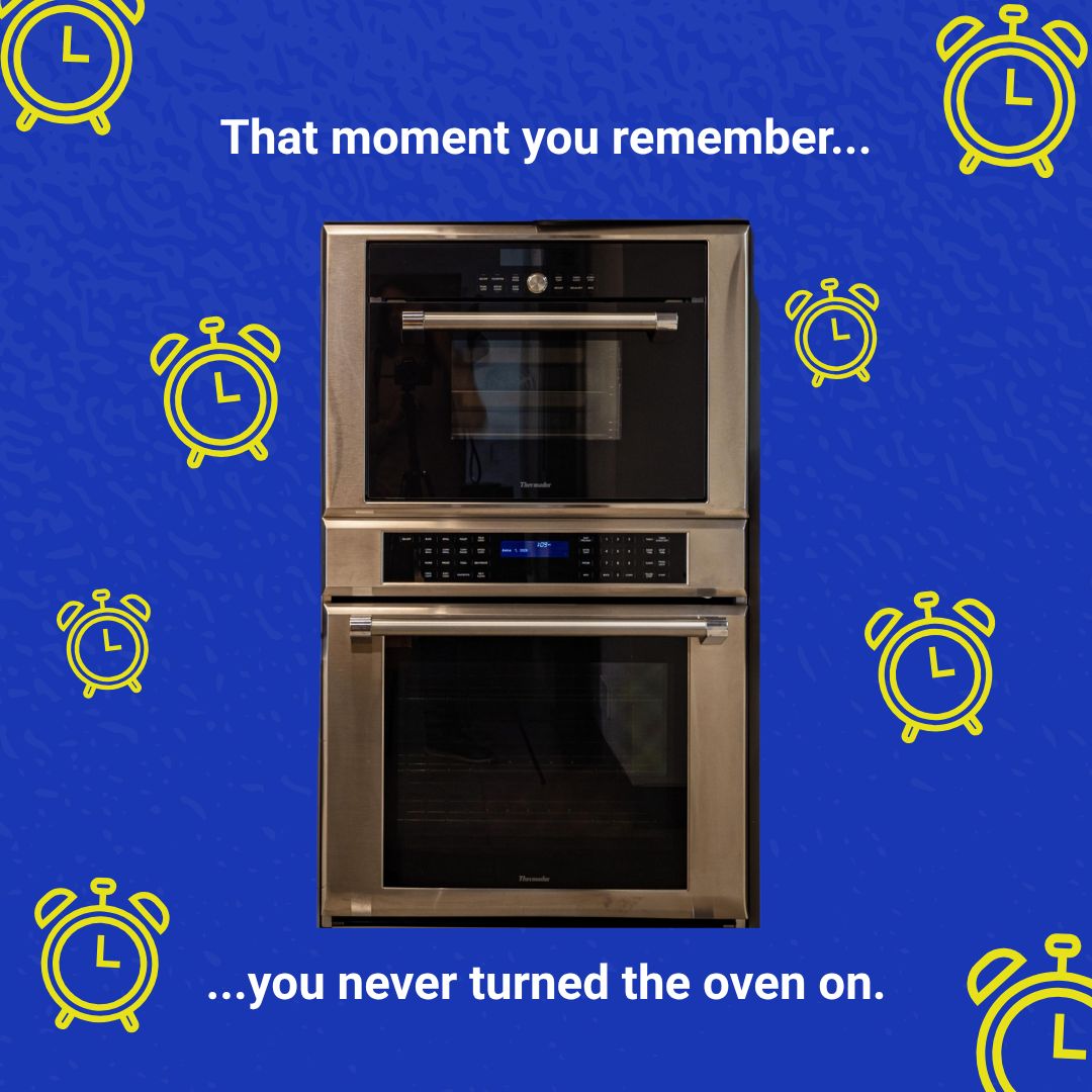hbdappliances's tweet photo. Dinner was supposed to be ready by now... 😅 Then you realise the oven was never switched on. Please tell us we're not the only ones! https://t.co/eTzalkDOjR