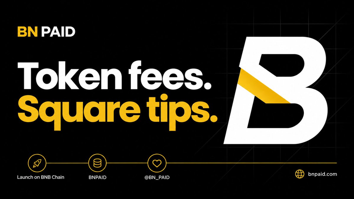 BN_PAID's tweet photo. Introducing BN PAID

Token Fees, Square Tips

BN PAID connects token launches on BNB Chain with Binance Square. Launch a token through Flap, choose a Square username, and turn trading fees into native Square tips.

80% of received fees funds Square tips. The remaining 20% funds BNPAID buybacks and burns, including transaction gas.

Each token’s fees remain linked to its chosen Square account. 

Explore launches and follow deposits and published tip records directly on the platform.