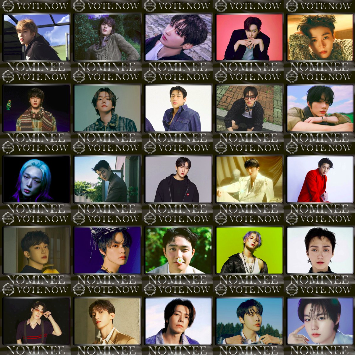TOP100KPOP's tweet photo. 🚨 WHO IS THE MOST HANDSOME FACE IN K-POP?

👉 VOTE: https://t.co/Si3coBoT1k https://t.co/Asgr7HBYTj