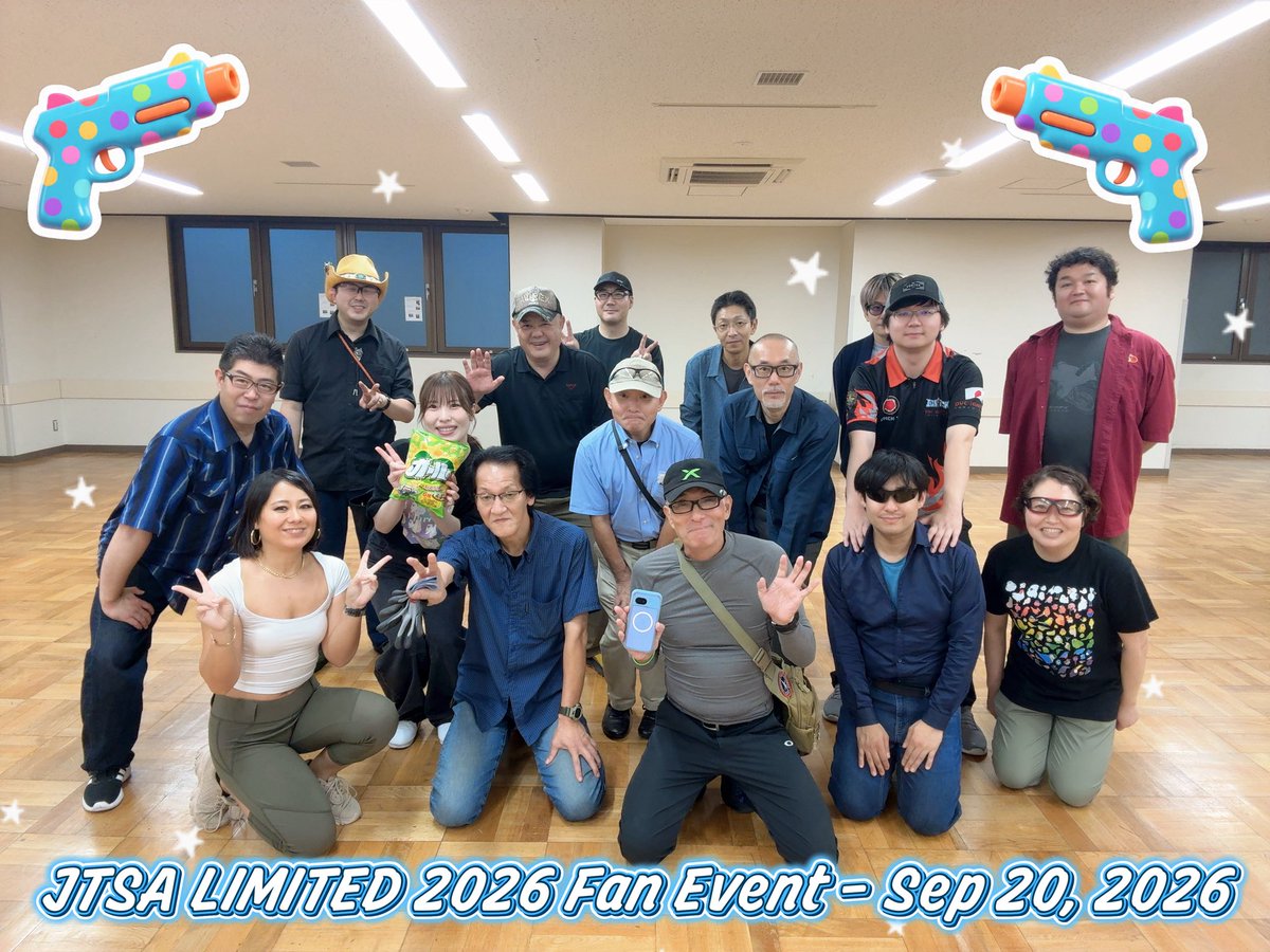 cylindersama's tweet photo. 今日は #JTSAファンミーティング お疲れ様でした！
春は韓国で実銃射撃したりダブルクロスで #サバゲー 参加したりと久しぶりに銃で遊んでました🤣
今回もちゃんと的に当てられて良かったです！
そして終わったあとは仲良しなシューターメンバーと飲み会ではっちゃけました🍻 #jtsa
#Airsoft #Shooting https://t.co/TcXbOYvBEX