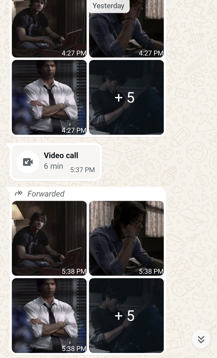 pompnostyle's tweet photo. I'm really bad at picking up my phone or checking my messages so my mom sends me pictures of Sam winchester to get my attention https://t.co/5V3al3GbPD