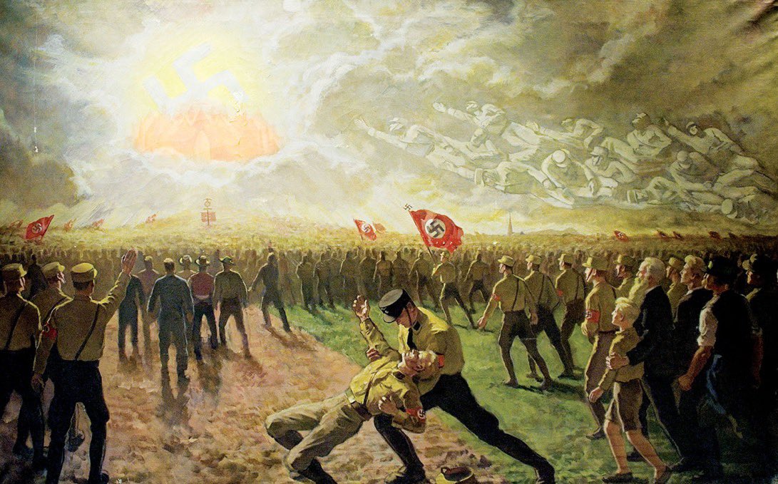 picotopsignal's tweet photo. Me when I see a giant fucking glowing swastika in the sky and seize out but my boy got me https://t.co/05h1zqAfNV