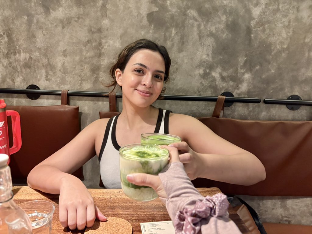 amnalakdawala's tweet photo. i see the vision of the matcha n pilates princess life https://t.co/zeOEhczN27