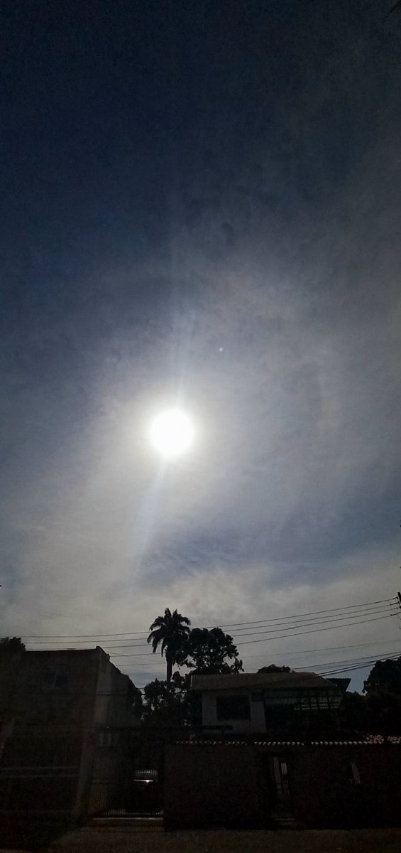 brossamadoz's tweet photo. HALO SOLAR

Este halo permaneció desde las 6:00am  hasta las 12:00pm con diversas variantes. No ha llovido, y una onda de calor nos estremece. Cada halo es único. No hay dos iguales. Es un instante irrepetible que brilla con su propia intensidad antes de desvanecerse en el cielo. https://t.co/Ximp8WAsiK