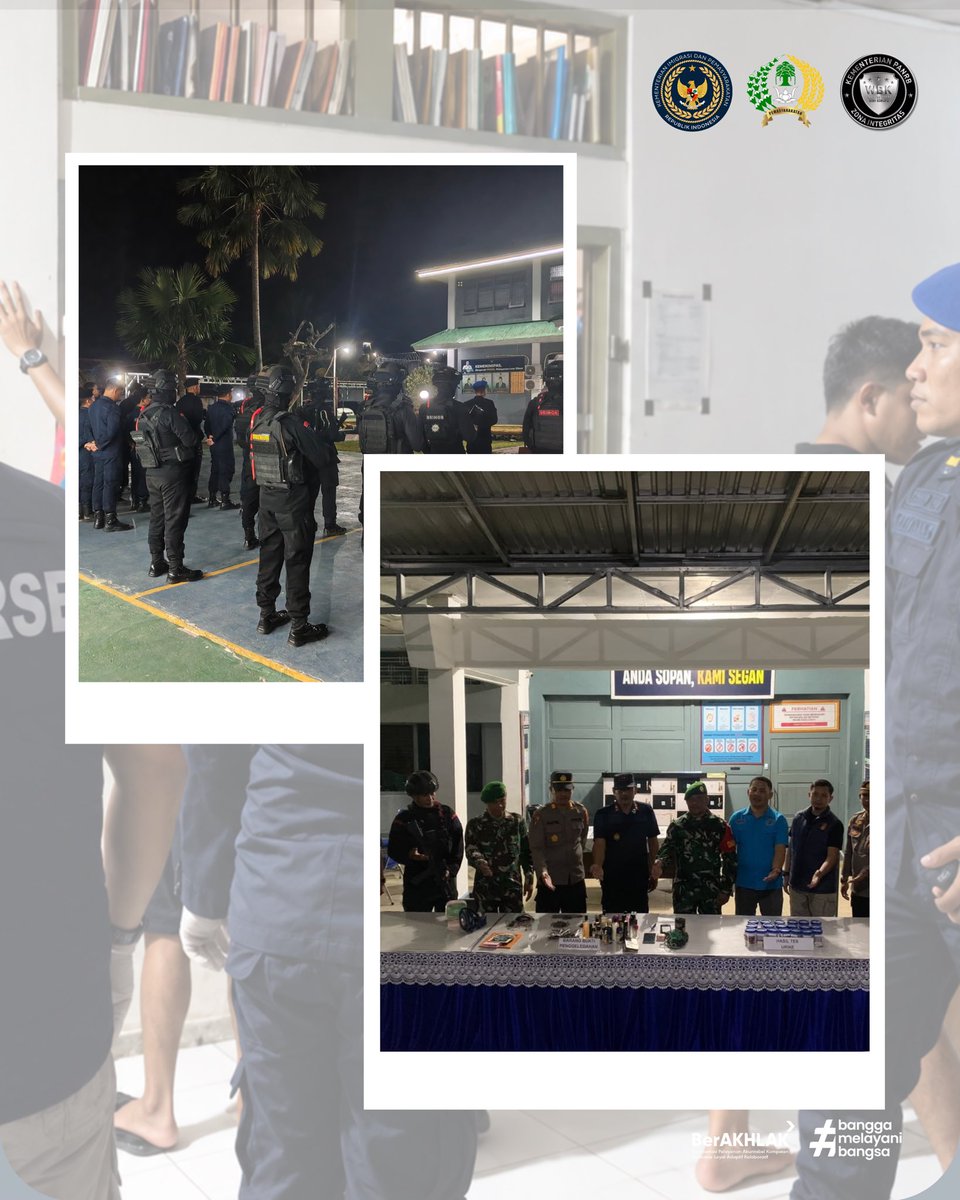 PosoRutan's tweet photo. Rutan Poso Gelar Razia Gabungan dan Tes Urin, Perkuat Komitmen Zero Narkoba &amp; Zero Handphone

Selengkapnya : https://t.co/CUjjpPAC3G

Humas Rutan Poso

#PemasyarakatanSulteng#RutanPoso#Pemasyarakatan #DitjenPas #Kemenimipas https://t.co/Xi60JGu5Na