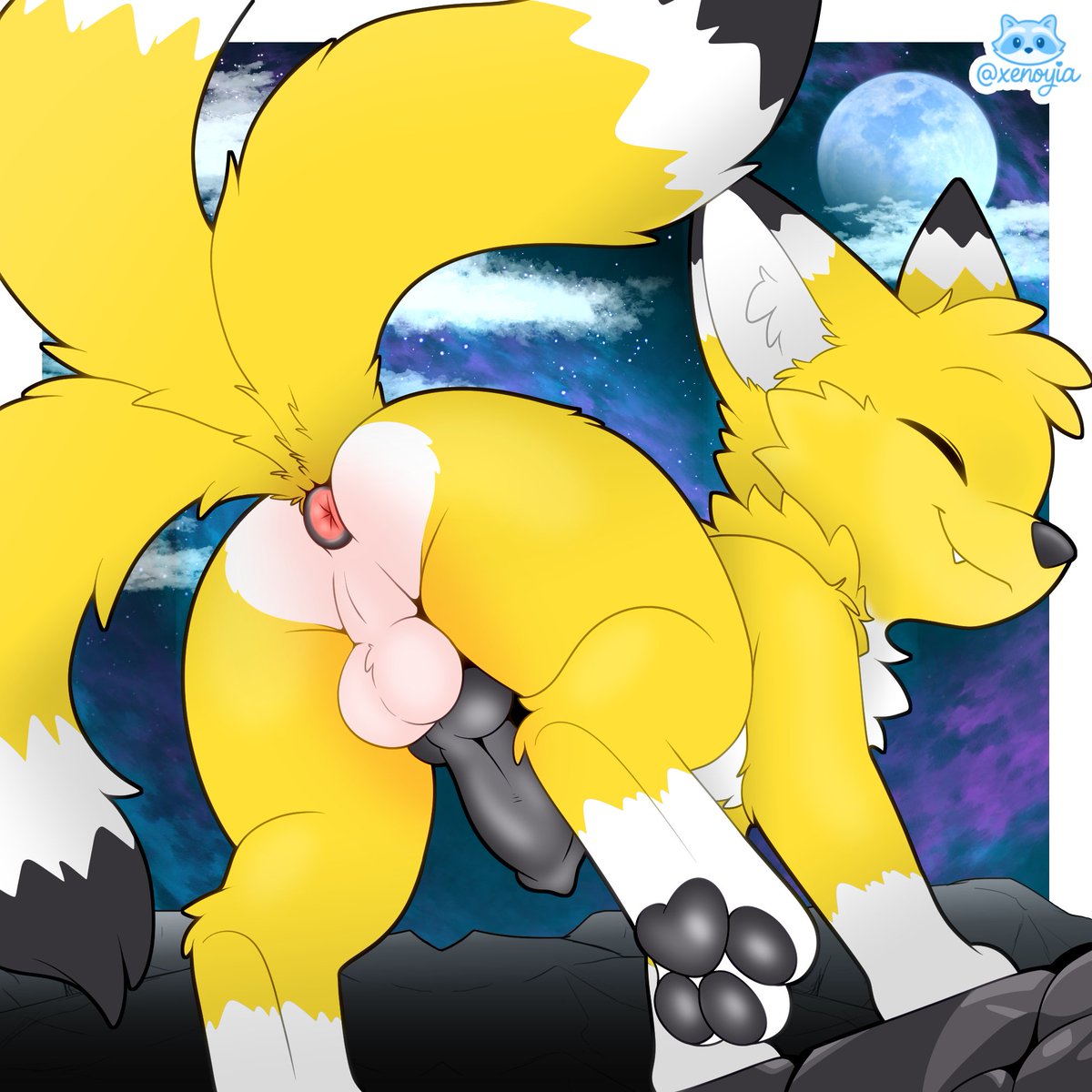 xenoyia's tweet photo. Keaton from The Legend of Zelda (specifically Majora's Mask) - one of my first furry crushes :3c what those tails do tho https://t.co/LEL6UqKz3v