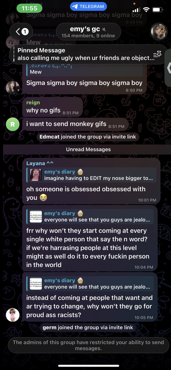 ebeefingbitch's tweet photo. @egirlfiles mind you we argued in january the video of emy saying ngr was from december and she kept trying to claim emy had changed… bitch u dont change in 3 weeks stfu dumb ass coon https://t.co/OYKRwkJicC