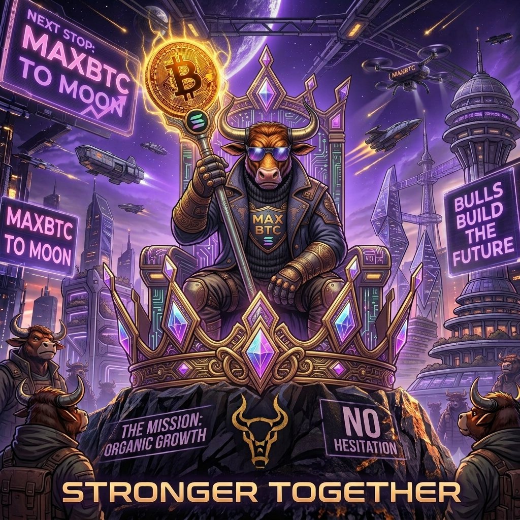 Anulata6425's tweet photo. Strong hands build lasting communities.
​We keep showing up. We keep growing organically. One mission. 🐂⚡
​#MAXBTC #Solana #Crypto

My entry for the contest https://t.co/54ETkwvrYU