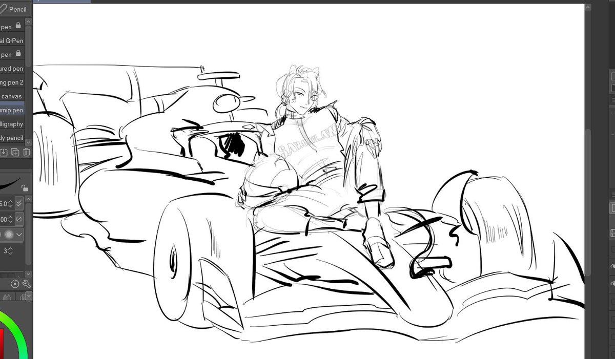 hinochkka's tweet photo. Leona as a f1 driver. https://t.co/px0A4u7z6Z