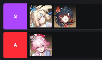 lulu_Yunjin's tweet photo. Y esto serían los rerun de la 4.6 o((>ω< ))o

~ PEARL ~

Pearl es el siguiente gran paso en todos los equipos de Elation (menos Washblade)

Una "sustain" significando un aumento de 35-40% e incluso más en la práctica a los equipos de SW999, Evanescia, Sparxie hc y Aventurine hc, que vuelve a posicionarlos a todos ellos a lo más alto del meta (*/ω＼*)

Es mejor que cualquier inversión vertical que estén considerando sacar, y su propio vertical inicial es bastante mediocre, si no irán por E2 entonces no vayan por nada

~ MORTENAX BLADE ~

Blade incluso mejoró desde su salida gracias al upgrade que pegó Aventurine en su equipo con Ashveil, pero para los que no lo hayan sacado con ese equipo en mente y si hayan sacado Robin, ese rol de "support genérico" es raro necesitarlo 2 veces, y eso puede reducir su valor

Sigue siendo indispensable justamente para Washblade, Feixiao y por supuesto Acheron, quién... ya saben, puede que tenga una especie de novaflare (≧▽≦)

Como con Pearl, su inversión vertical inicial también es muy mediocre, si no vas por E2 realmente no le saques nada

~ EVANESCIA ~

Eva fue, en lo que a mi respecta, la mayor beneficiada por el kit de Pearl de todos los personajes Elation, porque se siente un poco más sinérgica con ella que con una SW por la generación de Banger (❁´◡`❁)

Lo único malo es que por lo general siempre ha estado detrás de SW999, así que es un poco menos óptimo pensar en ella como pull

Si ya estaba bien tras su salida ahora está increíble, simplemente la dejé un tier debajo por lo que mencioné recién, no es el mejor uso que le puedes dar a Pearl al menos por ahora, pero ya veremos con Nihilux (￣v￣)