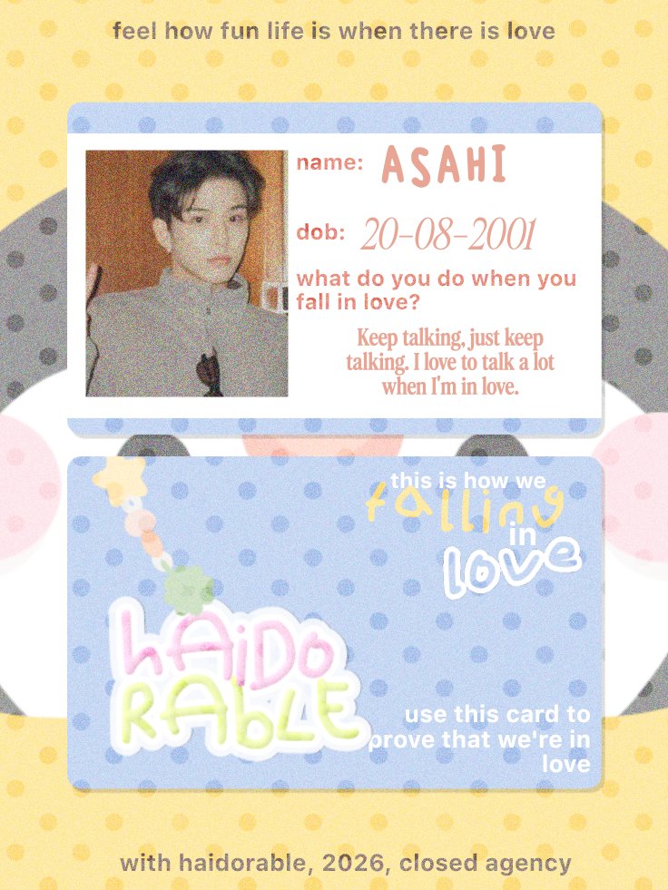 HeartiesAsahi's tweet photo. Absen yang bawaannya pengen ngobrol terus pas jatuh cinta? Aku. https://t.co/A4j9IfTfY1