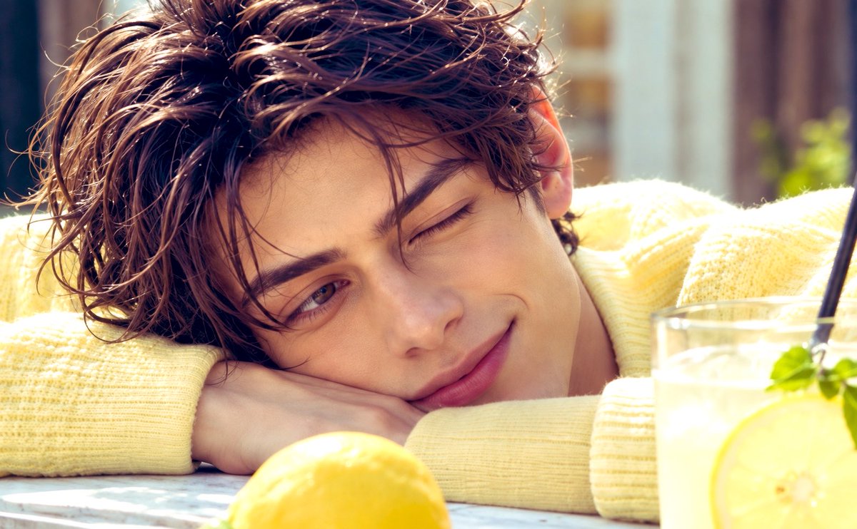 minimochio's tweet photo. Who will win the battle of freshness—Prince Caleb or the lemons? 🍋✨ https://t.co/u519CO2D4h