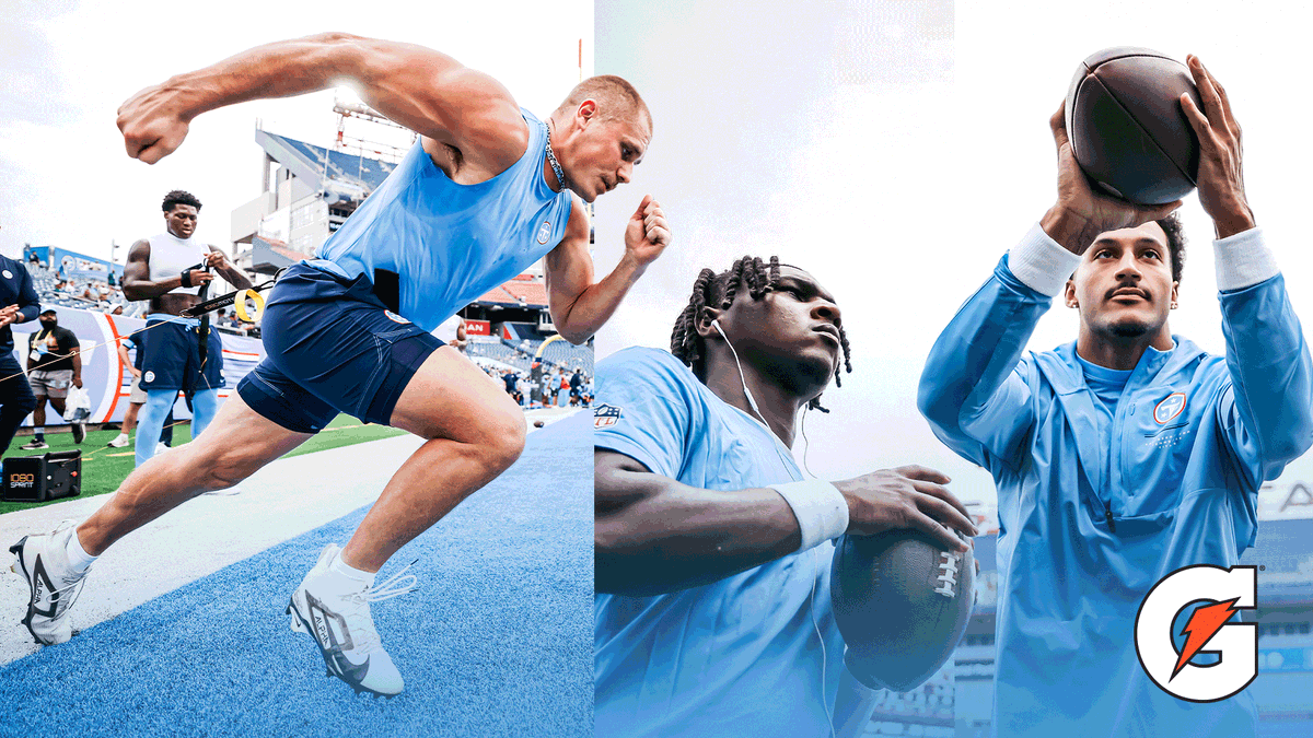Titans's tweet photo. Titan Up @Gatorade https://t.co/0XedaDPXsO